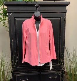 Lulu B Soft Pink Full-Zip Long Sleeve Jacket