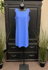 Lulu B Blue  Round Neck Sleeveless Mid Length Dress