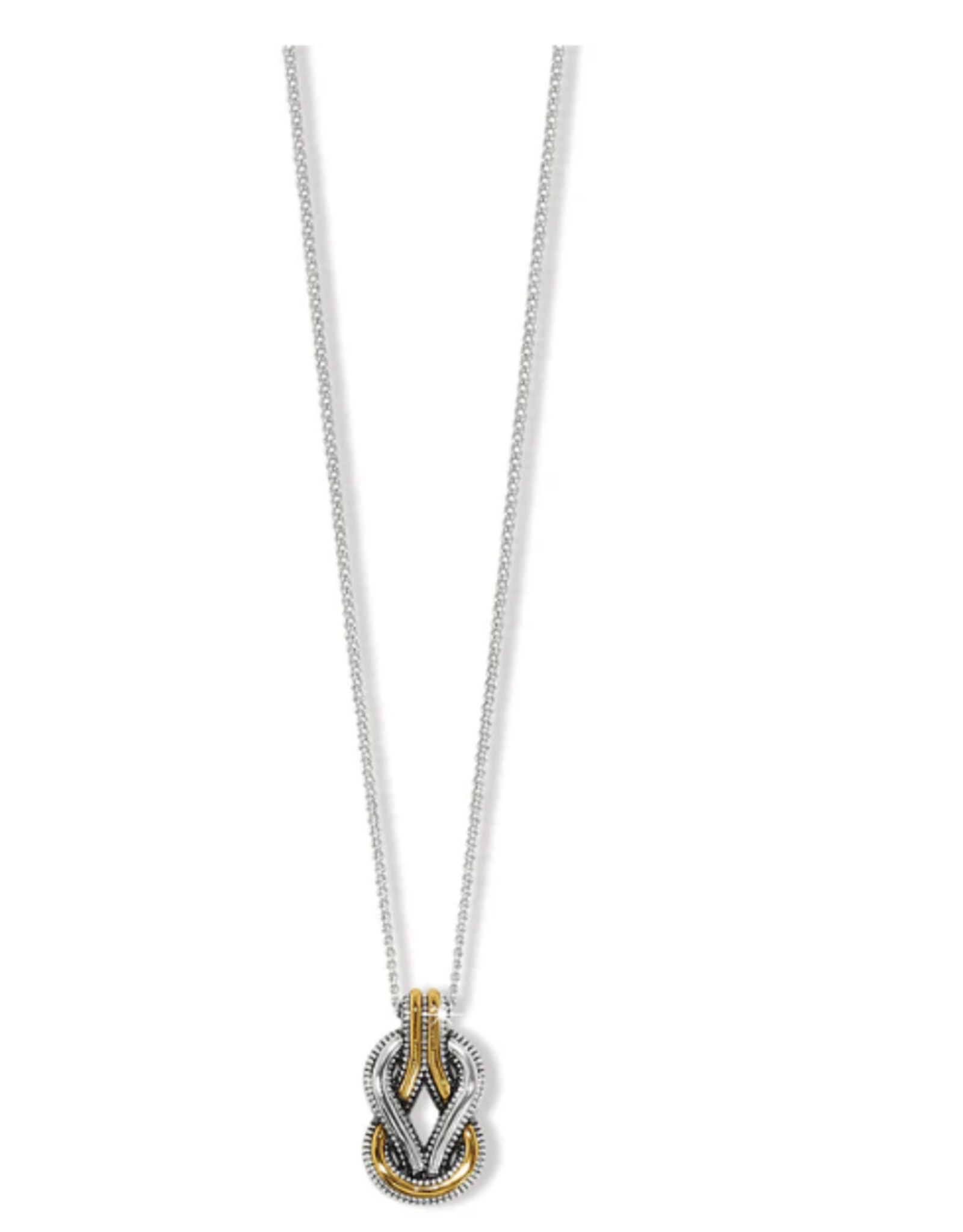 Brighton Gold/Silver Interlok Harmony Pendant Necklace