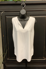 Lulu B Stone Sleeveless Key Hole Top