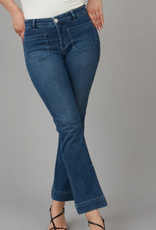 Lola Jeans Lola Gene Classic Blue Wash Denim Mid-Rise Bootcut Jean KH