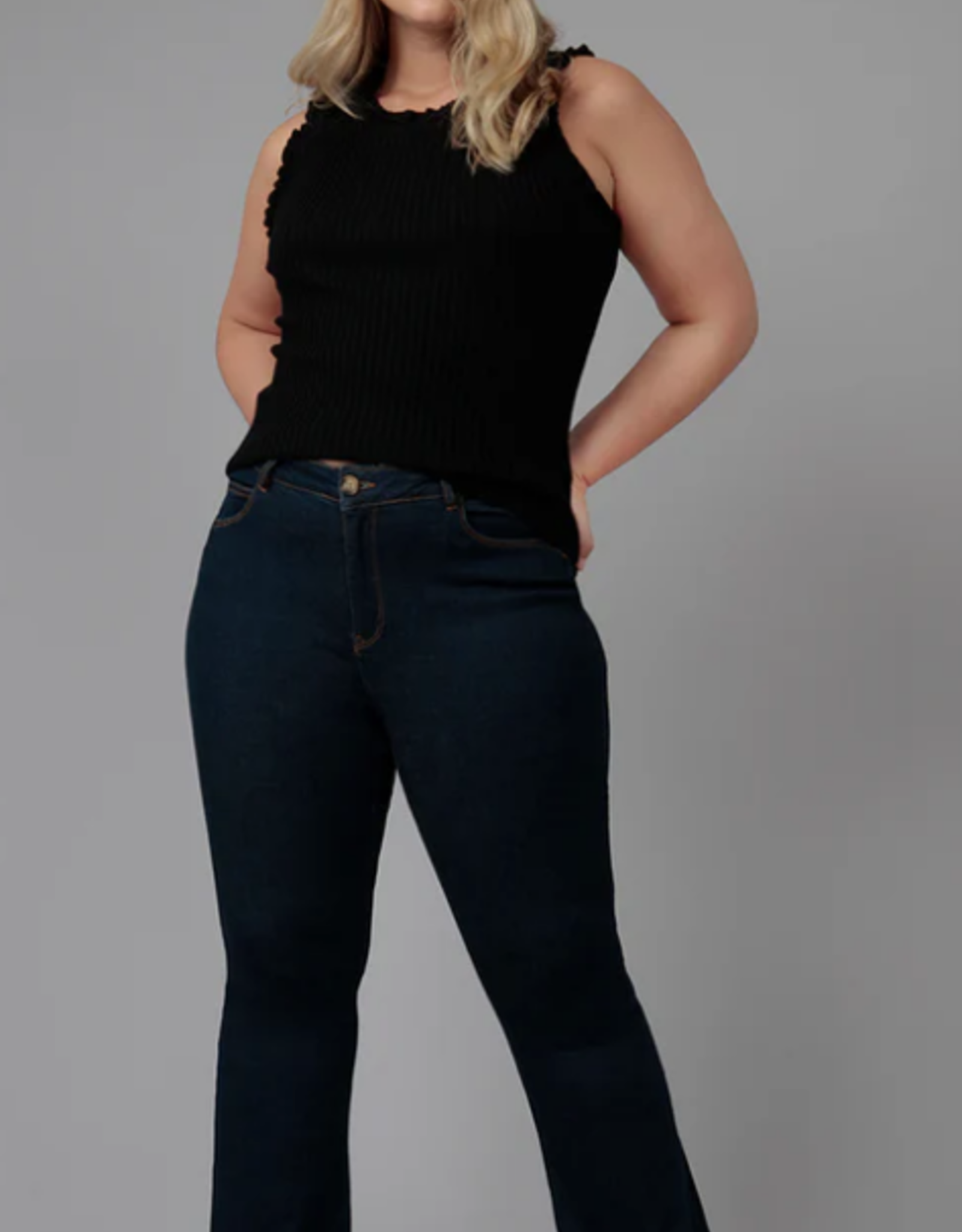 Lola Jeans Lola Alice Dark Indigo Highrise  Flare Jean KH