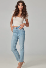 Lola Jeans Lola DENVER  Light Wash Denim Hi-Rise Straight Leg Jean CR