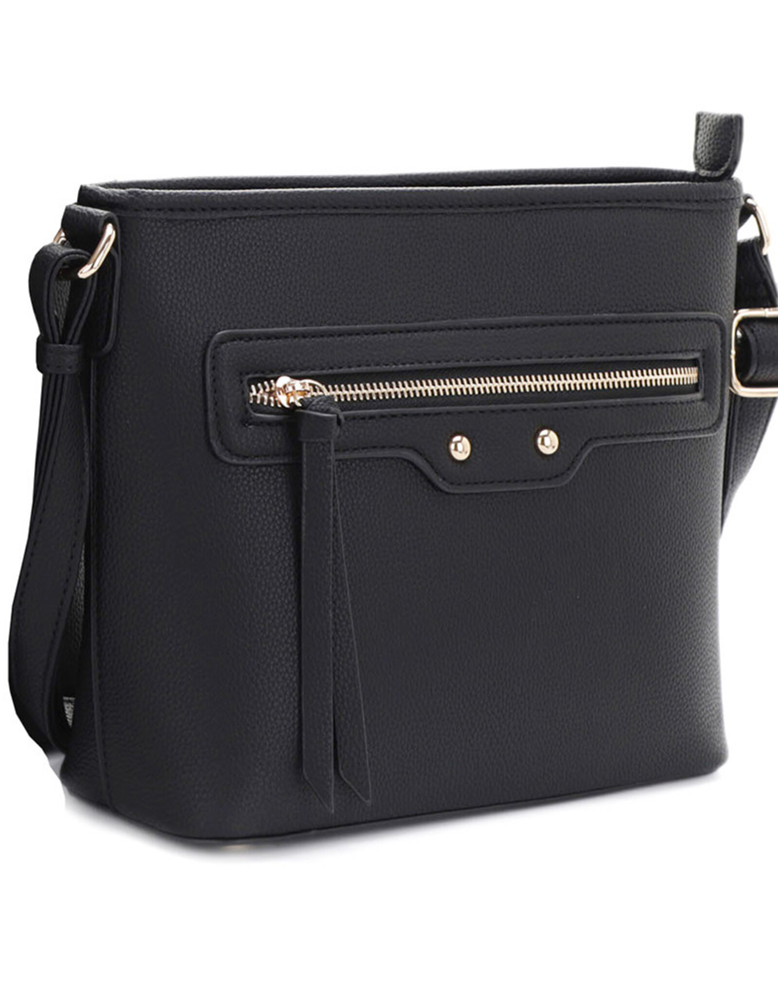 Coronet Jewelry Co Coronet Black Cross-body W/Front Pocket Bag BK