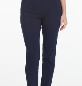 Slimsation Slim-Sation  Mid-Night Navy Textured Detail Pull On Pant AK