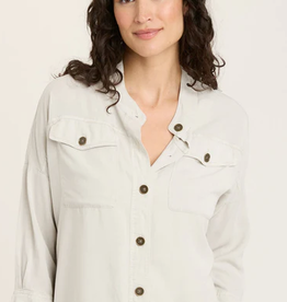 Wearables Wearables Twill Colbert Whitecap Button Down Jacket AS