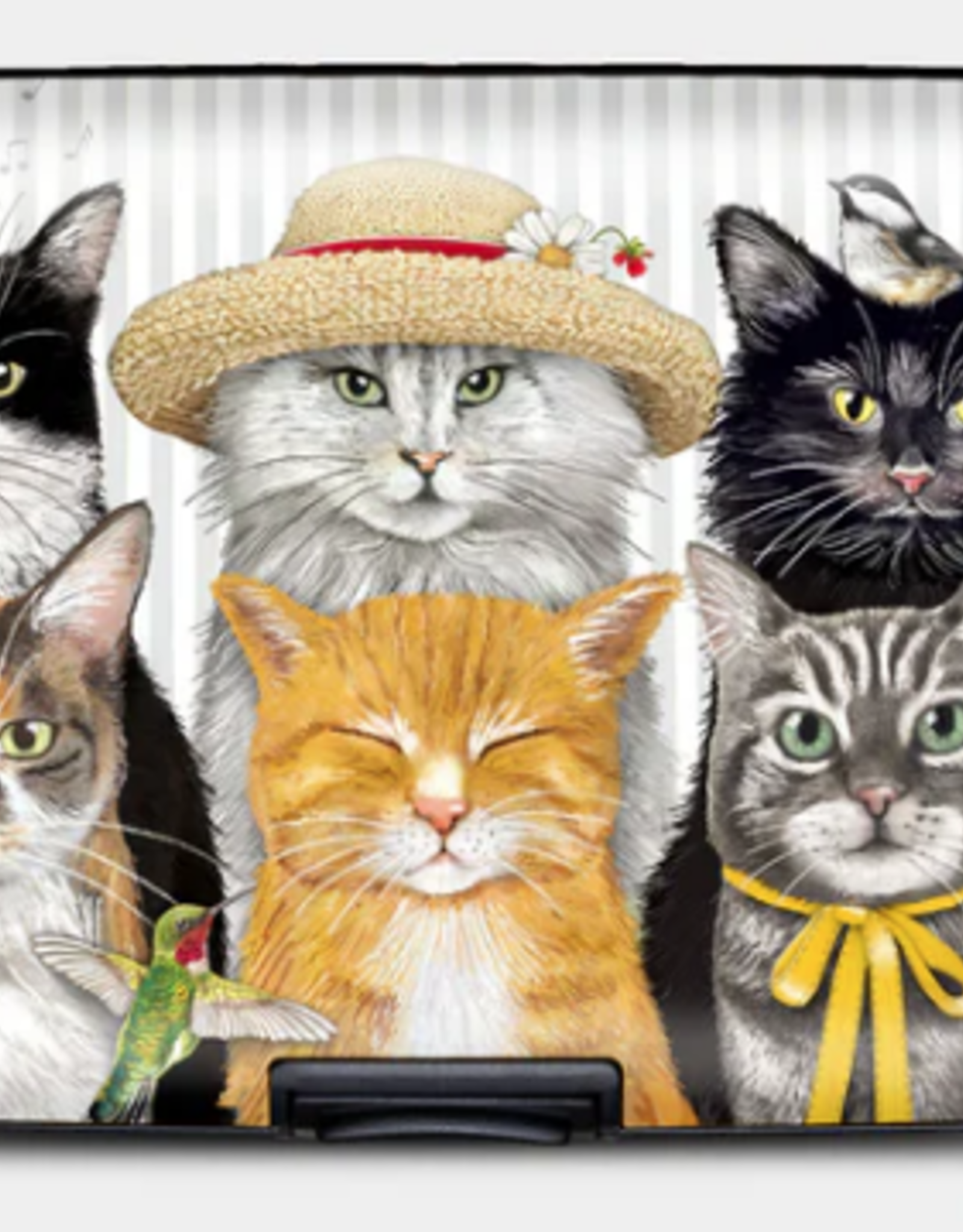Monarque Monarque  Armored Wallet Mary Lake Cats RFID Protected O