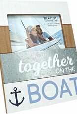 Together On The Boat Frame 7.75' x 10" Frame - Holds 4"x6" Photo