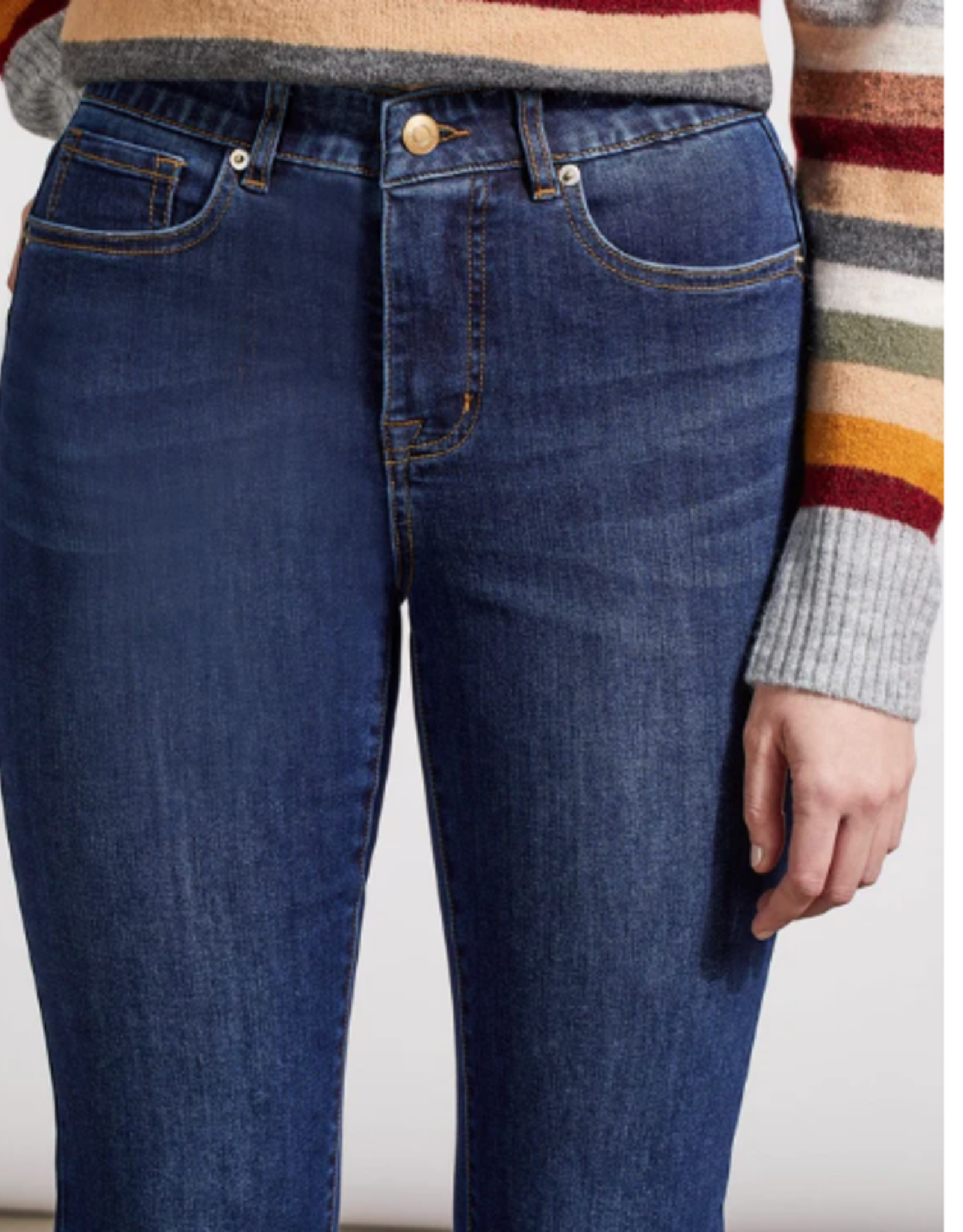 Tribal Tribal 5560O Blue Moon  Sophia Curvy Hugging Denim Pant