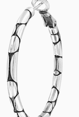 Brighton Brighton JA5420 Silver Pebble Small Hoop Earring