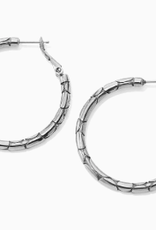Brighton Brighton JA5420 Silver Pebble Small Hoop Earring