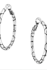 Brighton Brighton JA5420 Silver Pebble Small Hoop Earring