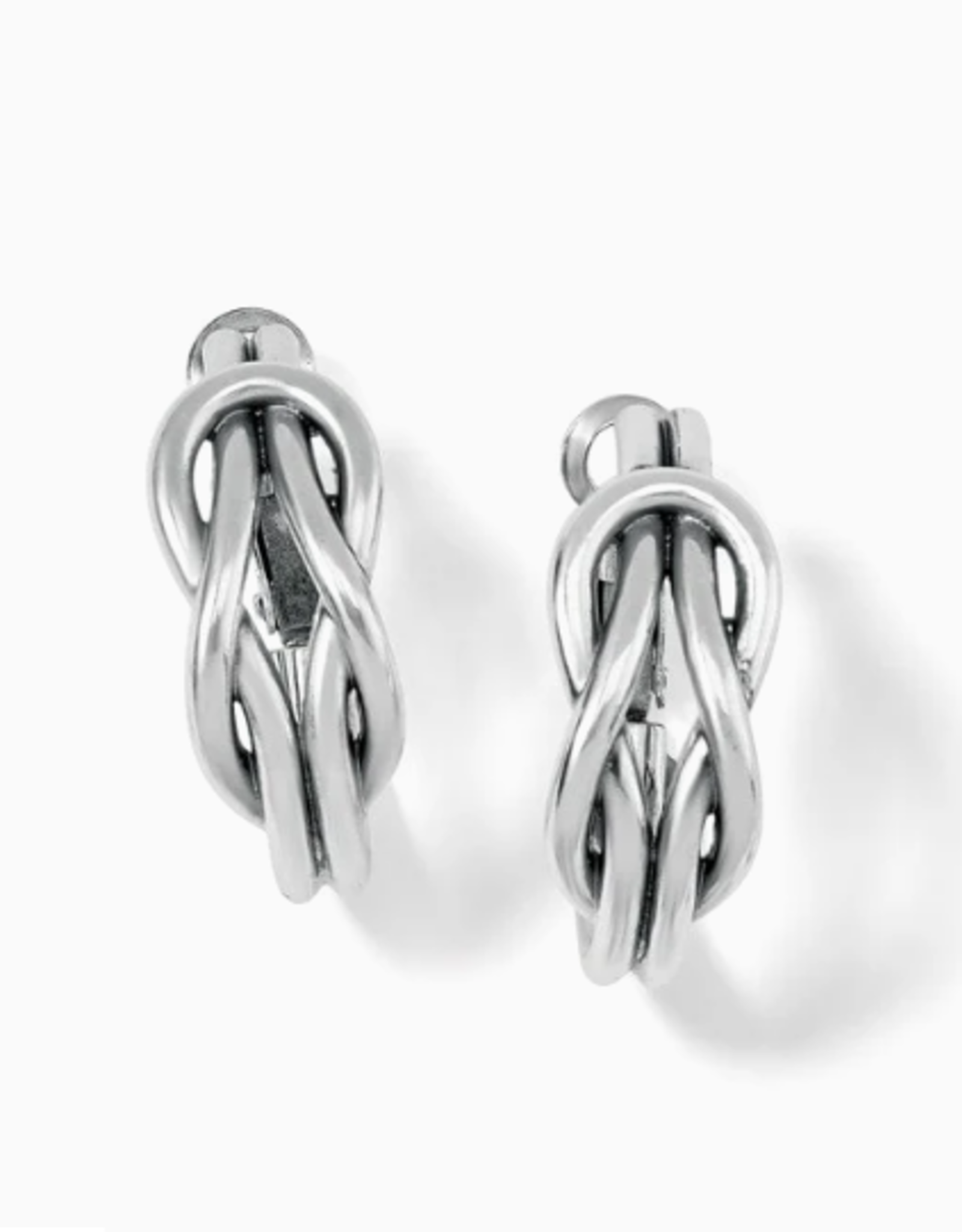 Brighton Brighton Silver Interlok Harmony Hoop Earring