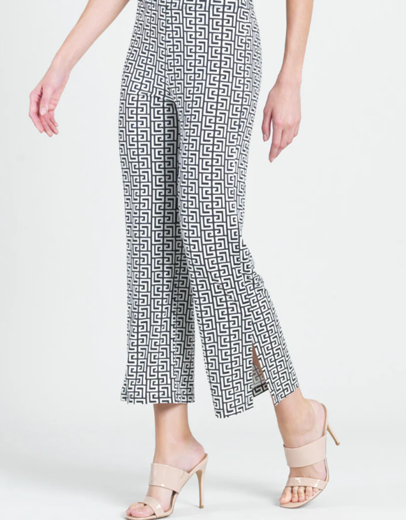 Clara Sunwoo Clara Sun Woo Black/Ivory Pull On Geo Print Pant CE