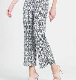 Clara Sunwoo Clara Sun Woo Black/Ivory Pull On Geo Print Pant CE