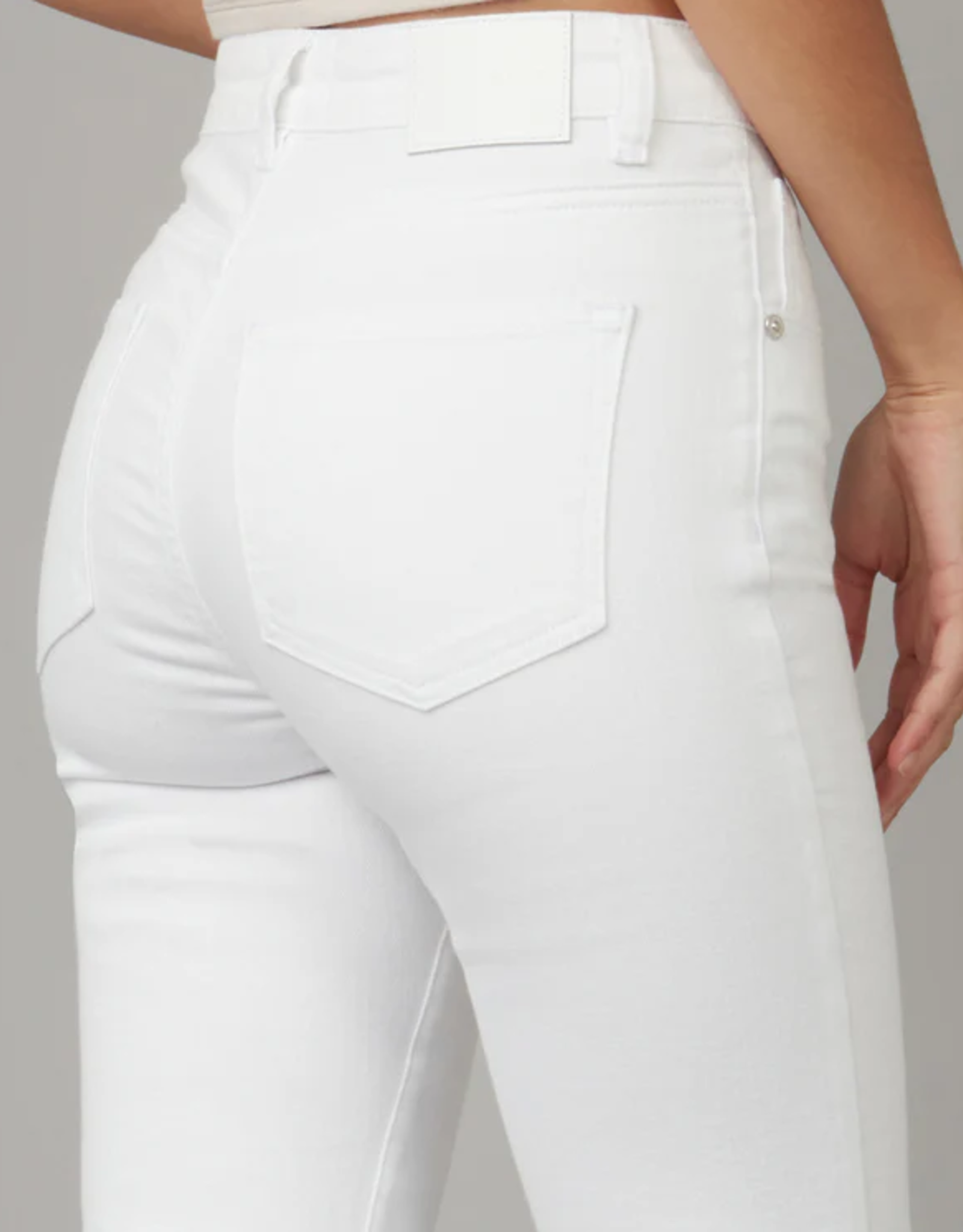 Lola Jeans Lola Denver White HI Rise Straight Leg Jean CR