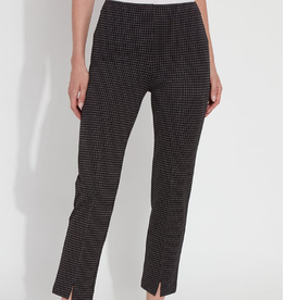 Lysse Lysse Black/White Criss Cross Check Print Pull On Pant  CC