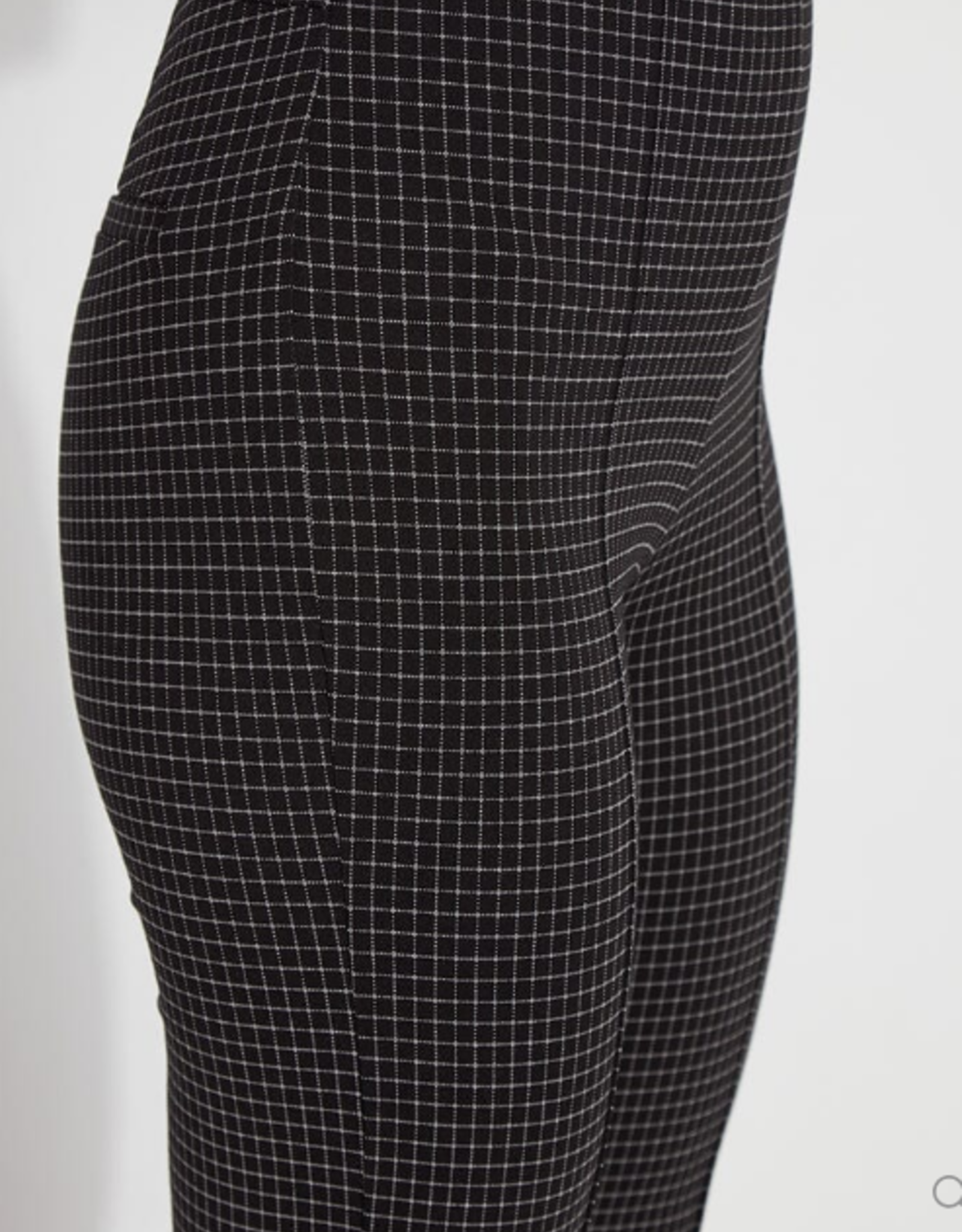 Lysse Lysse Black/White Criss Cross Check Print Pull On Pant  CC