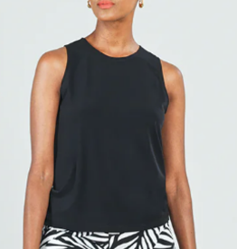 Clara Sun Woo Clara Sun Woo Black High Neck Tank Top