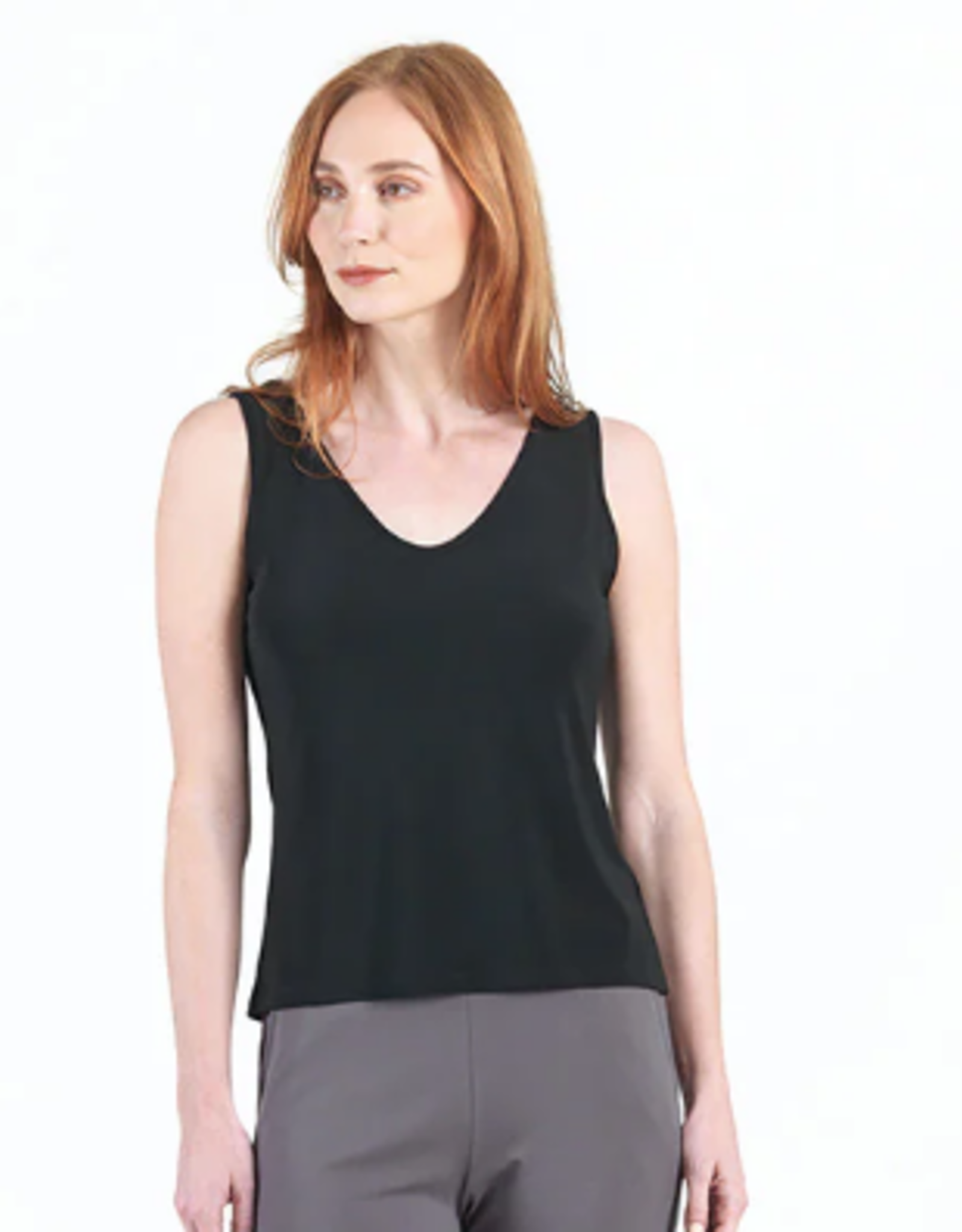 Clara Sun Woo Clara Sun Woo TKY Black Basic Reversible Tank