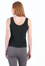 Clara Sun Woo Clara Sun Woo Black Basic Reversible Tank LE