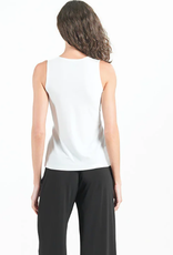 Clara Sun Woo Clara Sun Woo White High Neck Tank LH