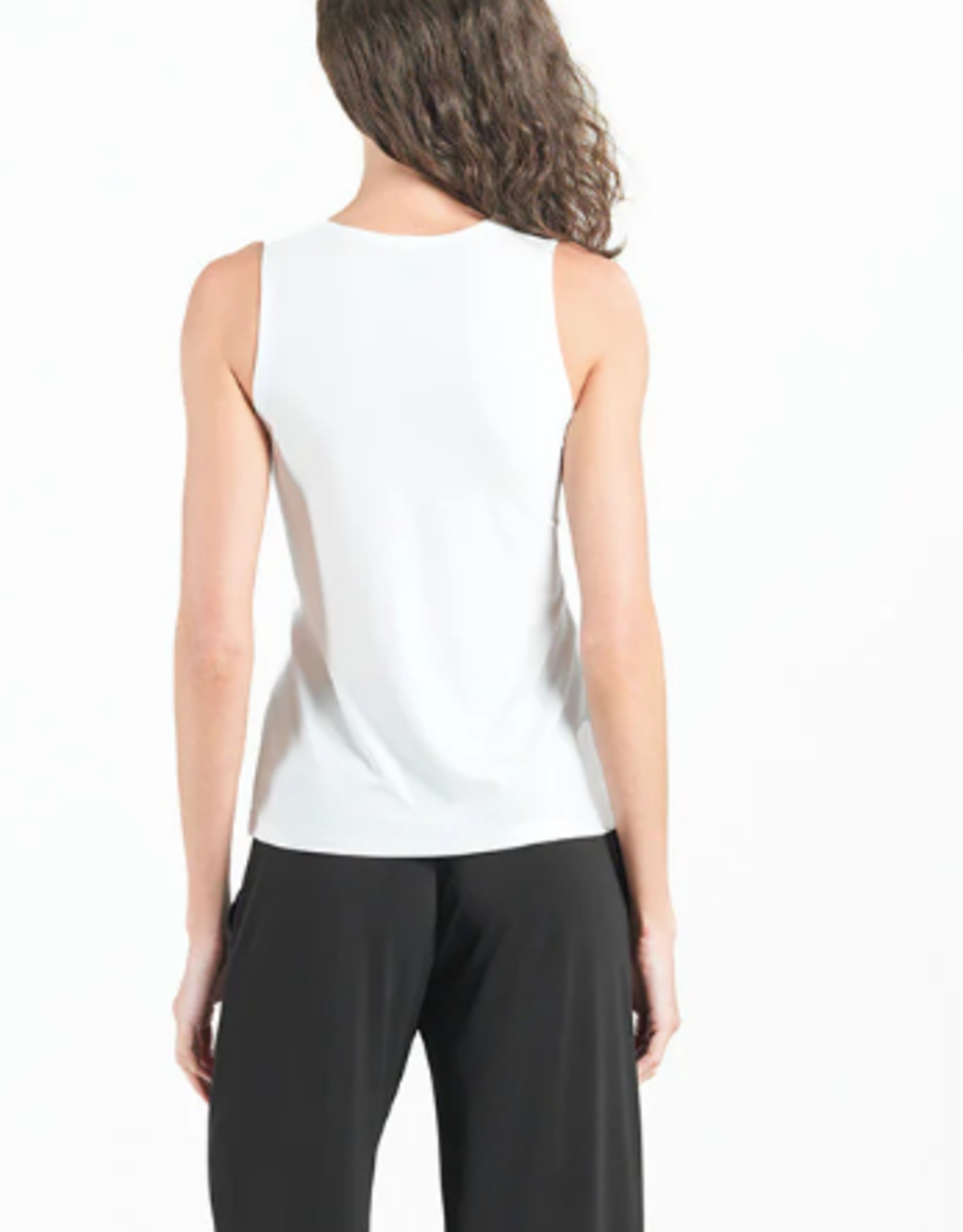 Clara Sun Woo Clara Sun Woo White High Neck Tank LH