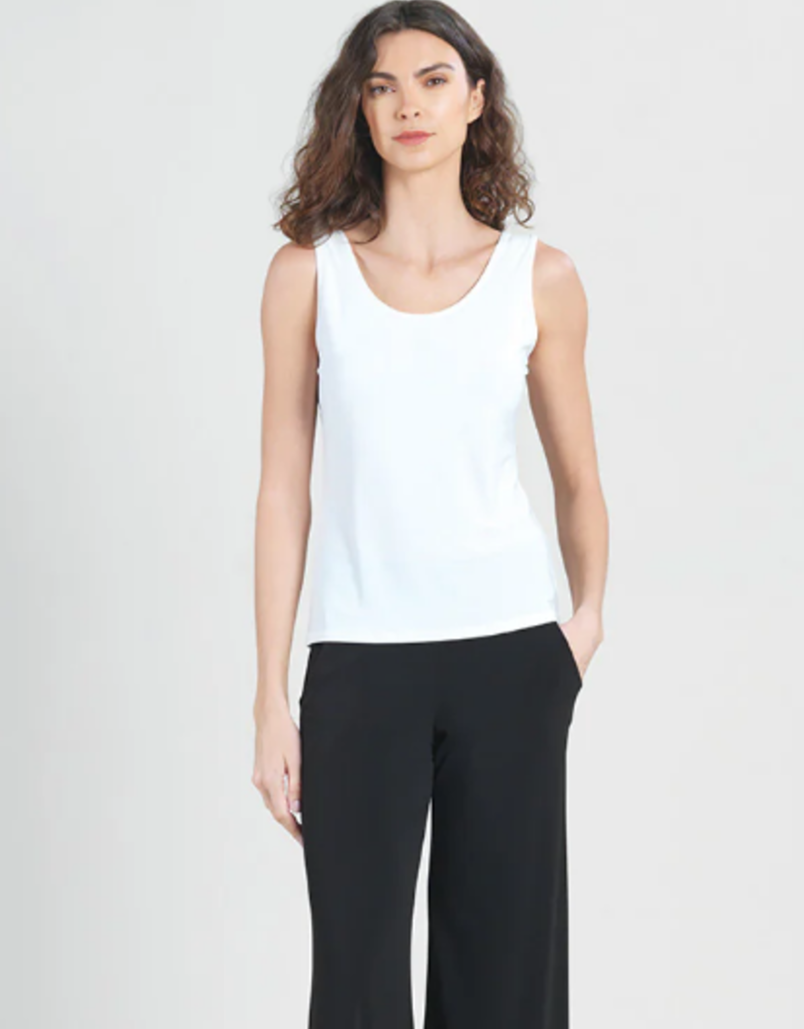 Clara Sun Woo Clara Sun Woo TKY White Basic Reversible Tank