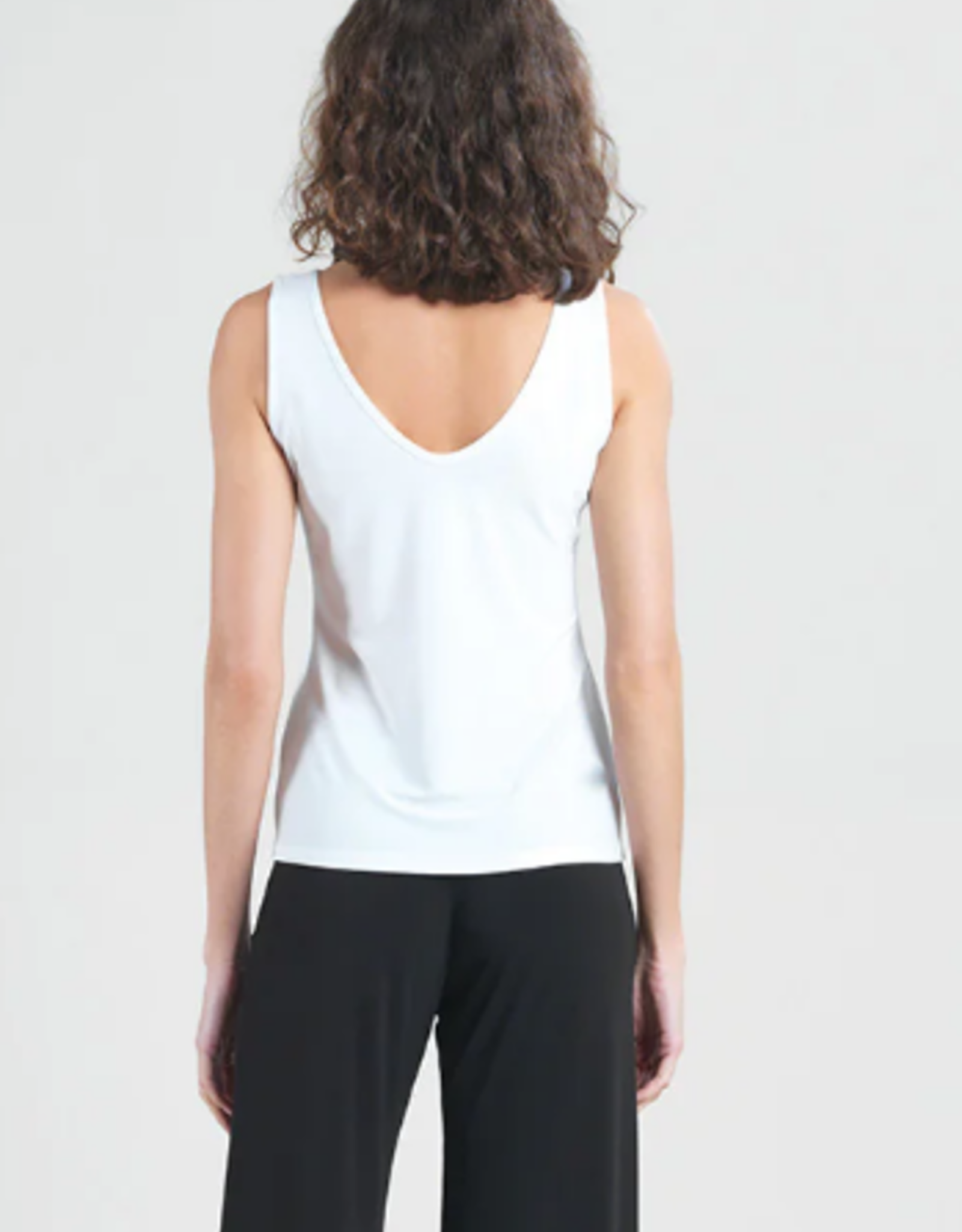 Clara Sun Woo Clara Sun Woo TKY White Basic Reversible Tank