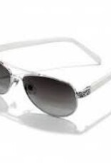 Brighton Sugar Shack White/Silver Sunglasses