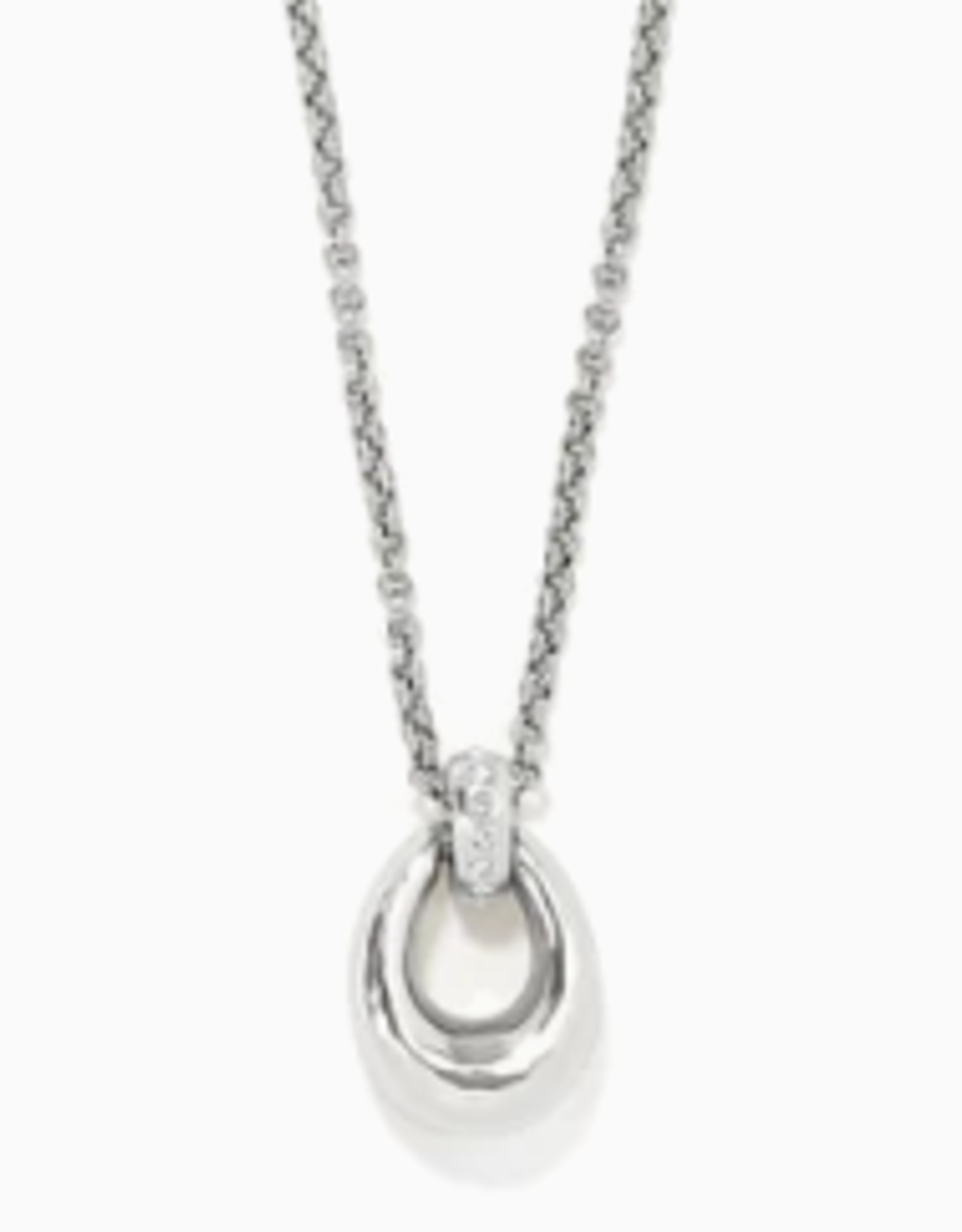 Brighton Brighton Silver Meridian Orbit Necklace AL