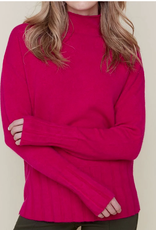 Renuar Renuar Orchid Mock Neck Long Sleeve Sweater AS