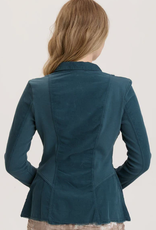 Wearables Wearables  Cord Raphael Sea Port Green Zip Up Blazer  CL