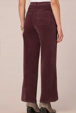 Democracy Democracy B258OPQES Sky Rise  Raisin Wide Leg Corduroy  Pant AA