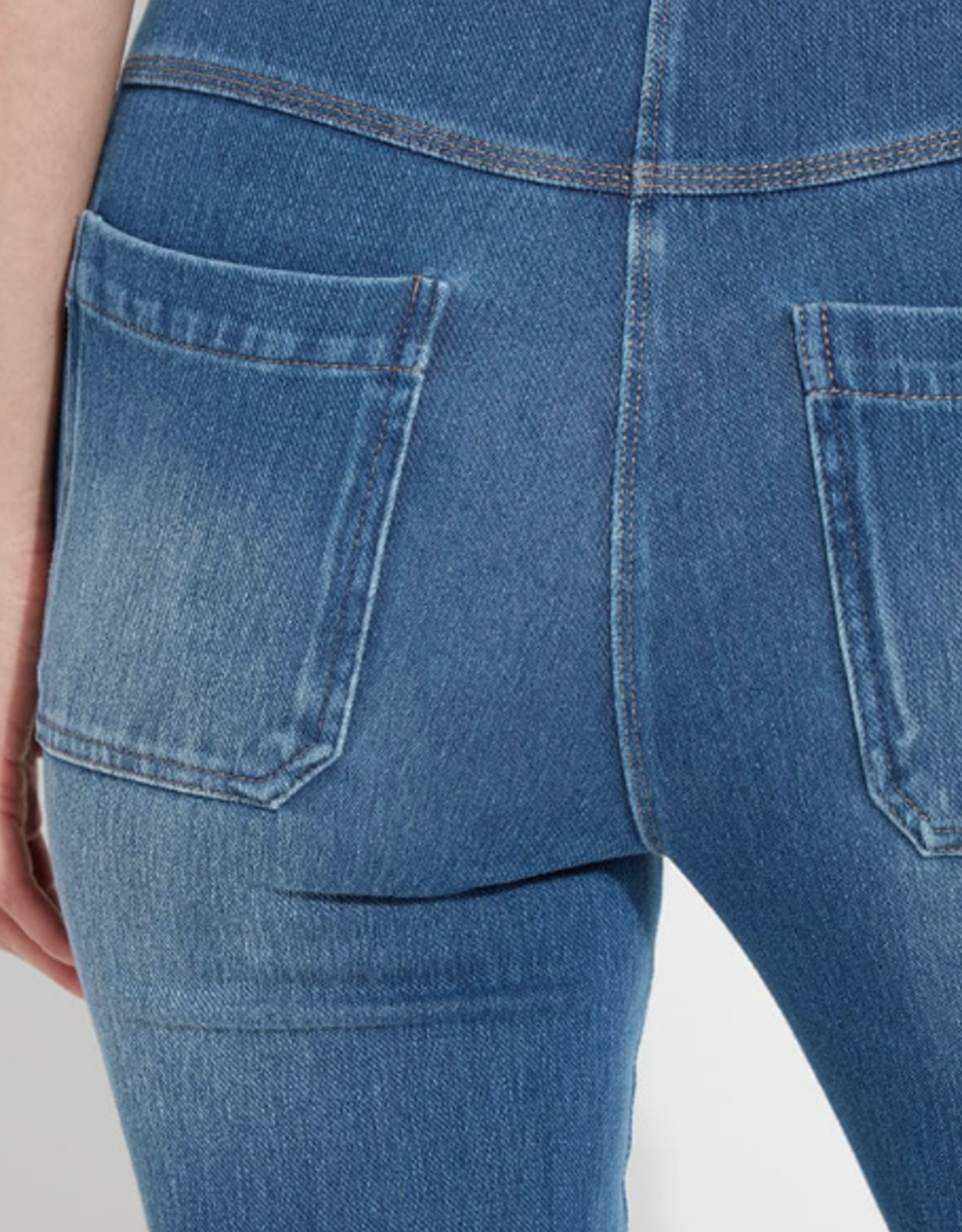 Lysé Tara – Pantaloni Bootcut Donna In Cotone Elasticizzato Con Vita Nascosta E Cuciture Snellenti