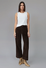 Lola Jeans Lola Jeans Colette Coffee Corduroy High Rise Wide Leg CR