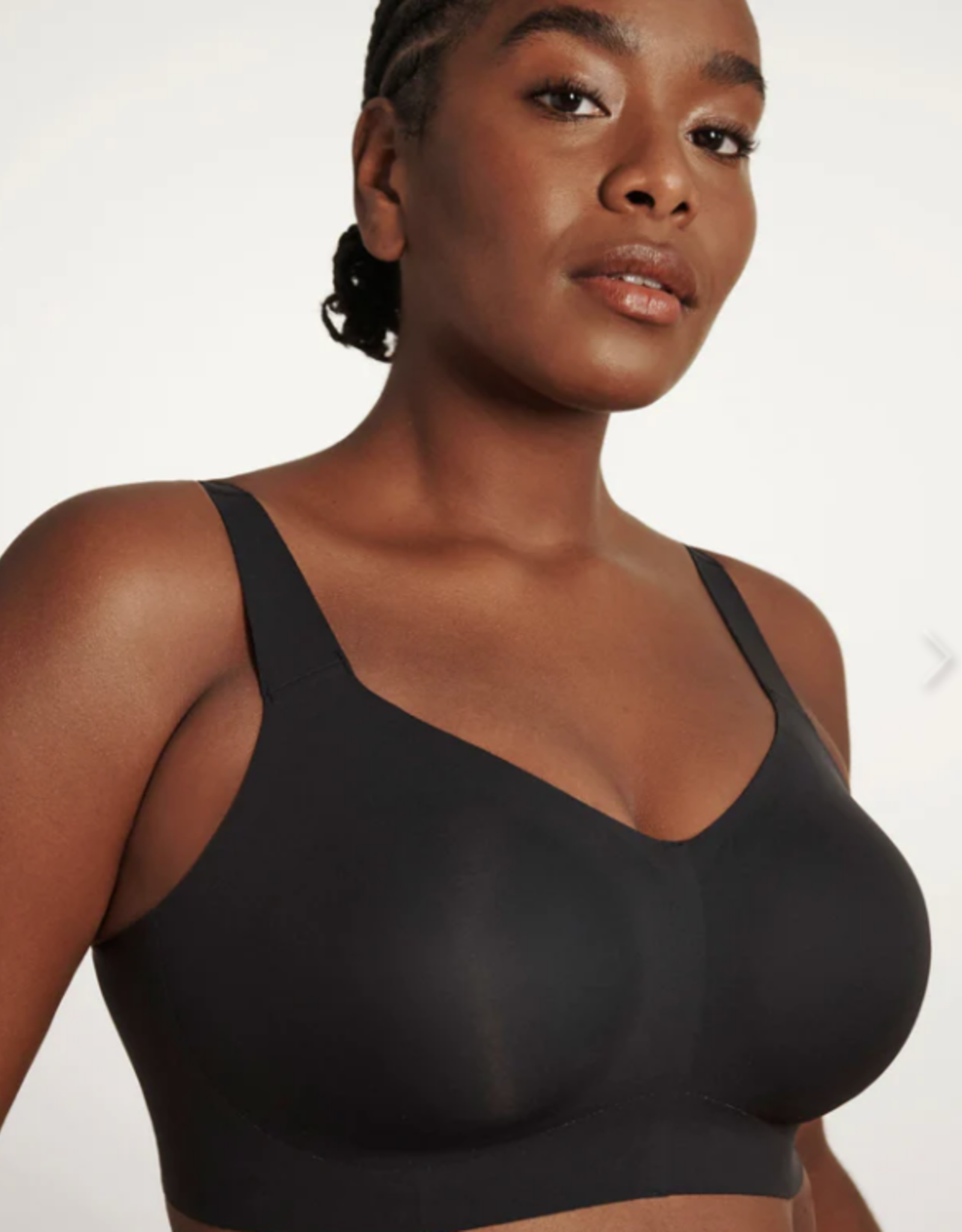 Evelyn Bobbie Evelyn Bobbie Black Wireless Push-Up Beyond Bra w/Back Clasp AS