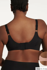 Evelyn Bobbie Evelyn Bobbie Black Wireless Push-Up Beyond Bra w/Back Clasp AS