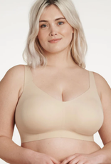 Evelyn Bobbie Evelyn & Bobbie Sand Beyond Wireless Push-Up Bra w/Back Clasp