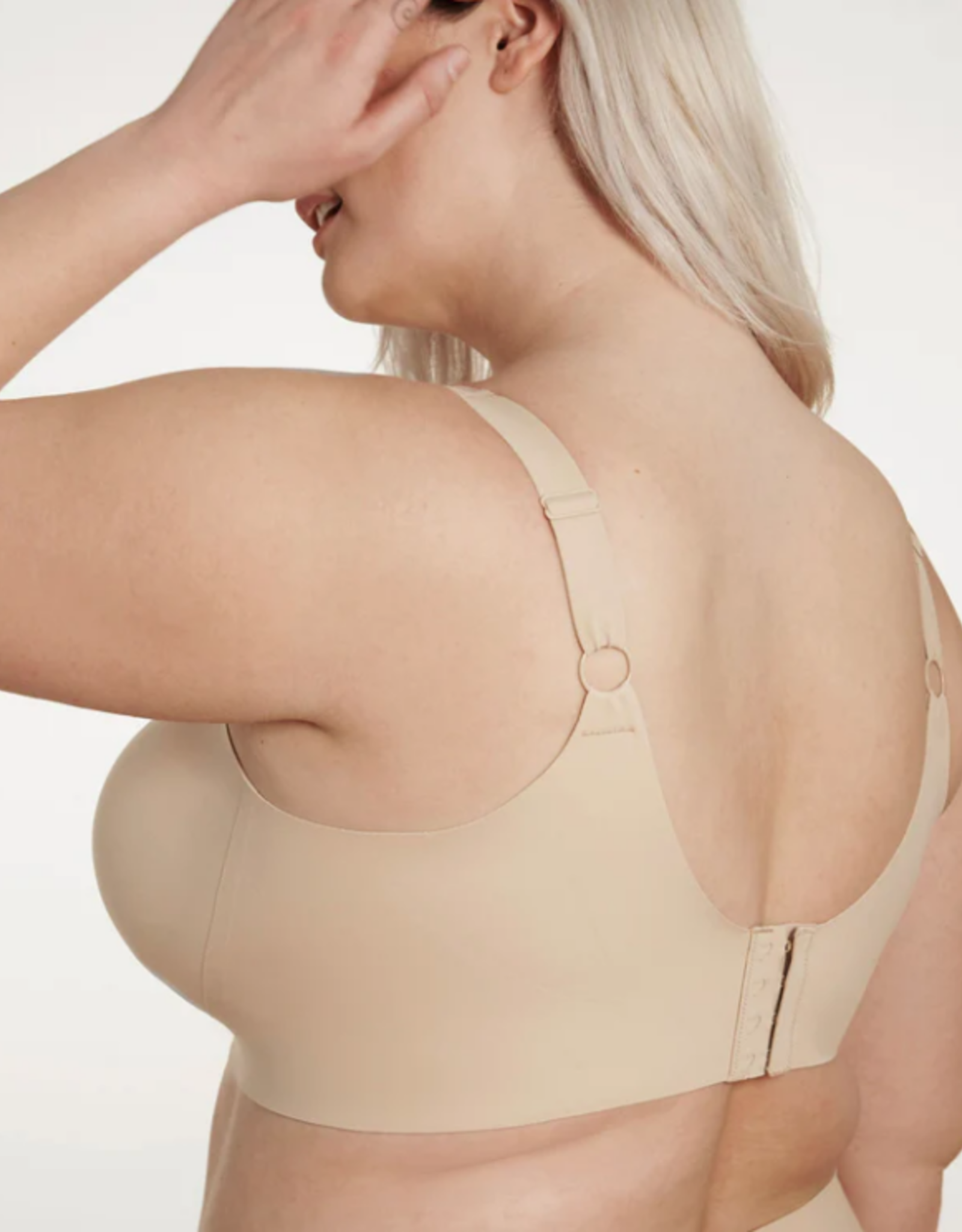 Evelyn Bobbie Evelyn & Bobbie Sand Beyond Wireless Push-Up Bra w/Back Clasp