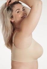 Evelyn Bobbie Evelyn & Bobbie Sand Beyond Wireless Push-Up Bra w/Back Clasp