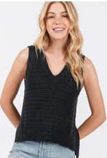 Final Touch Final Touch Forest Green V-Neck Sweater Vest BC