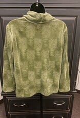 Habitat Habitat Olive Green Cowl Neck Long Sleeve Top AR