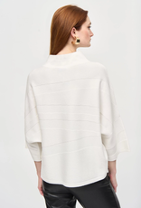 Joseph Ribkoff Joseph Ribkoff Vanilla Mock Neck 3/4 Dolman Sleeve Boxy Top SA