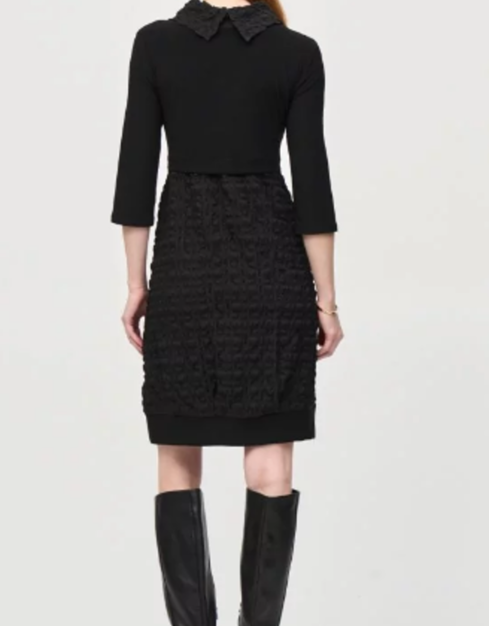 Joseph Ribkoff JOSEPH RIBKOFF Black Cowl Neck Cacoon  Dress BLB