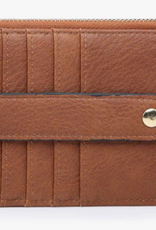 Jen and Co Jen & CO Brown Credit Card Sleeve