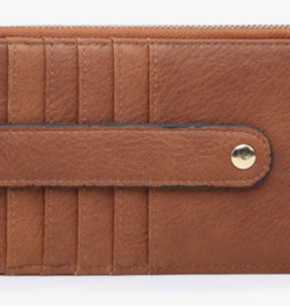 Jen and Co Jen & CO Brown Credit Card Sleeve