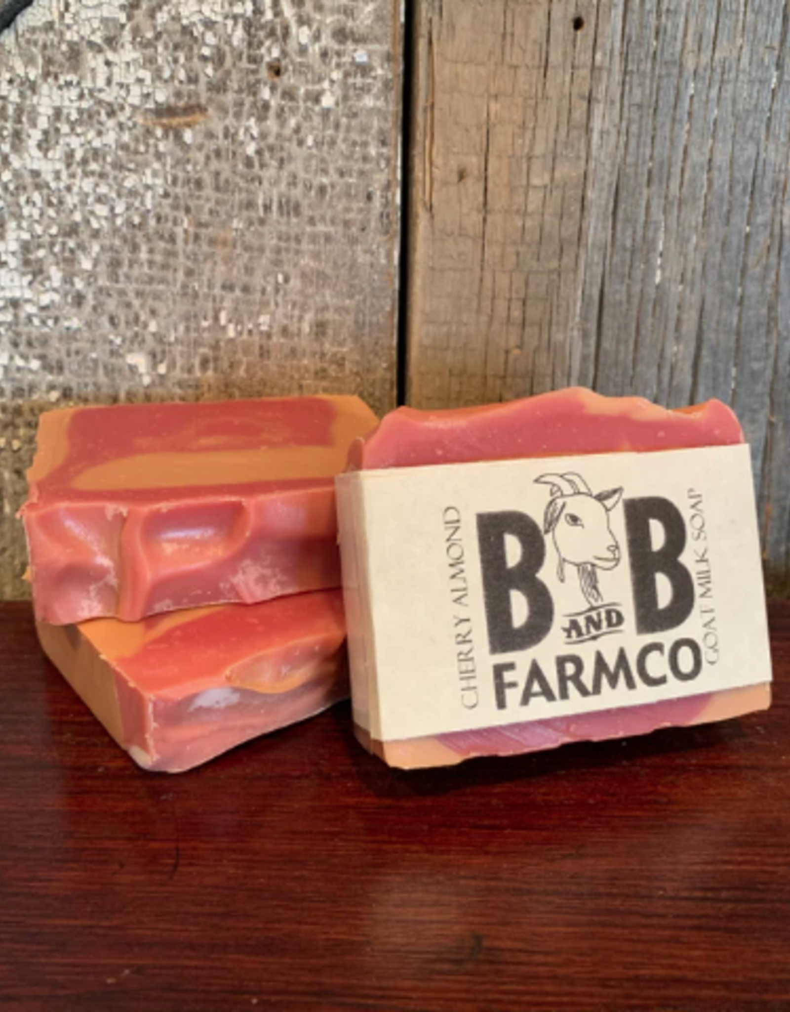 B and B Farm Co B and B FARMCO Cherry Almond Goat Milk Soap