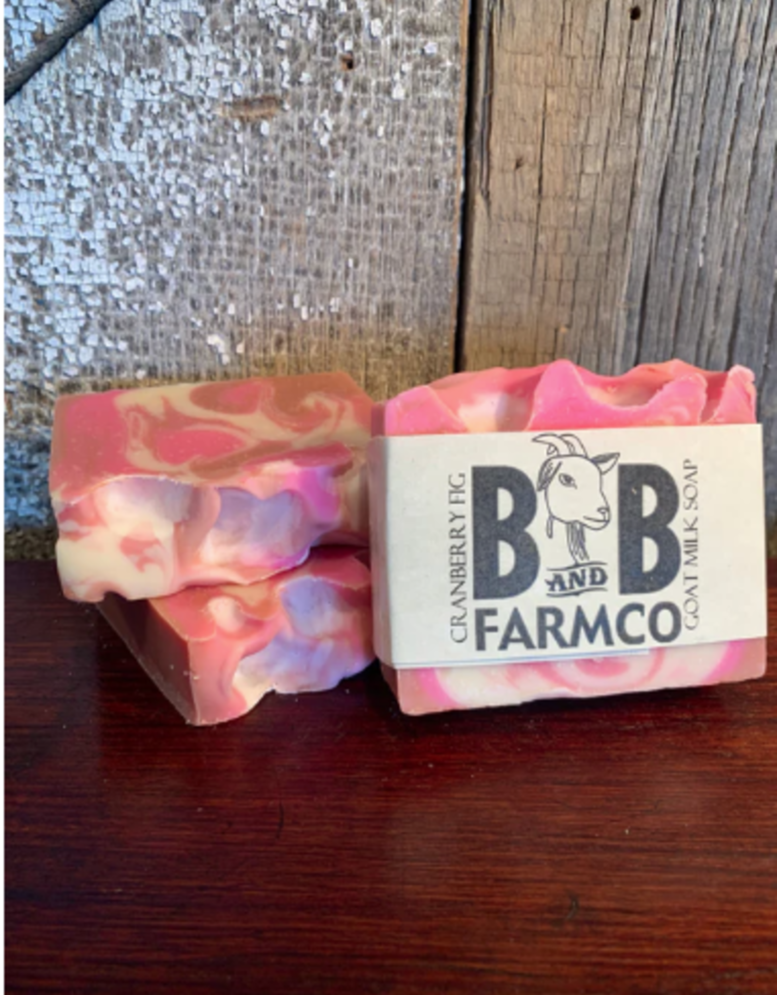 B and B Farm Co B and B FARMCO Cranberry Fig Goat Milk Soap