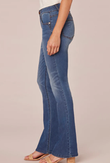 Democracy Democracy Blue Wash Denim High Rise Itty Bitty Boot  Jean AA